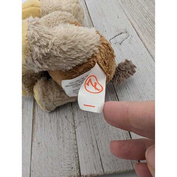 MVP Brown & Tan Plush Dog Glitter Eyes Stuffed Animal Toy Dog Fuzzy Plushie 7” - Picture 4 of 6